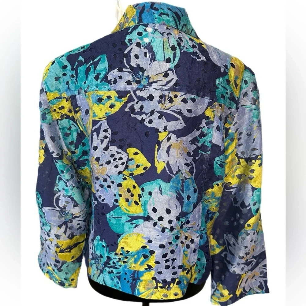 Ruby Rd. Multicolor Abstract Button-Up Shirt - Picture 3 of 9